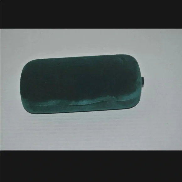 Gucci Authentic Velvet Hard Sunglass Eyeglass Case With Satin Pouch Green - Picture 3 of 3